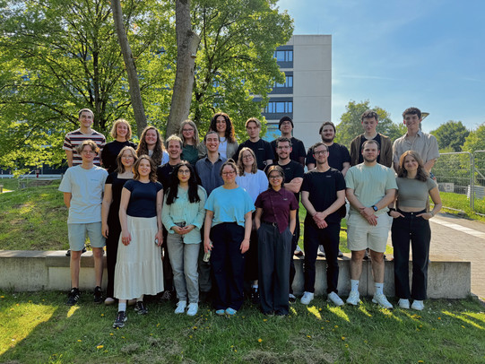 Fachschaft Gruppenfoto der Fachschaftsmitglieder.