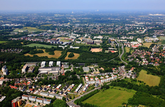 aerial photo of TU Dortmund aerial photo of TU Dortmund